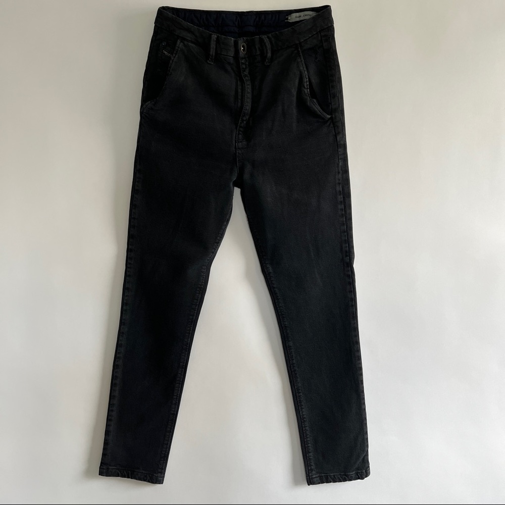 DIÉSEL slim chino size 25 washed black